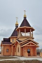 Kaliningrad, Russia - March 9, 2019: Church in honor of St. Spyridon of Trimifuntsky Royalty Free Stock Photo