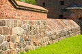 Kaliningrad, Russia - May 31, 2021: Fortification bastion tower Der Dohna turm. Now it& x27;s amber museum. Royalty Free Stock Photo