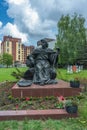 Monument dedicated to first book printer Francysk Skaryna