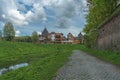 Spring landscape view of Kings residence