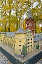 KALININGRAD, RUSSIA. Layout Royal Kenigsberg Castle in South Park. Miniature Park History in Architecture