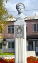 KALININGRAD, RUSSIA - SEPTEMBER 29, 2021: Monument to pioneer hero Pavlik Morozov