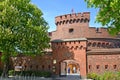 KALININGRAD, RUSSIA. View of the museum of Amber tower of Der Don in the spring afternoon