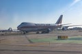 Kalitta Air Boeing 747-400F Aircraft N715CK at ORD Airport Royalty Free Stock Photo