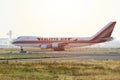 Kalitta Air boeing 747 taxiing Royalty Free Stock Photo