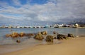 Kalk Bay Harbour Beach Royalty Free Stock Photo