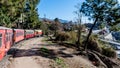 Kalka Shimla toy train at Solan, Himachal Pradesh Royalty Free Stock Photo