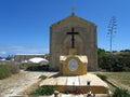 KALKARA, MALTA - Apr 16, 2014: Cholera victims cemetery next to old chapel in Malta