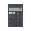 Electronic calculator illustration design. Realistic style Royalty Free Stock Photo