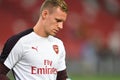 Kallang-Singapore-26Jul2018:Bernd leno player of arsenal in action during icc2018 between arsenal against at atletico de madrid Royalty Free Stock Photo