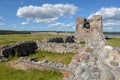 Kalo castle ruins at Mols Bjerge National Park on Djursland, Denmark Royalty Free Stock Photo