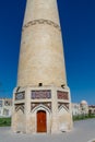 Kalon or Kalyan Minaret in mosque complex in Uzbekistan