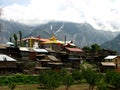 Kalpa town Indian Himalayas Royalty Free Stock Photo