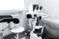 Kalposkop in detail. Professional equipment gynecologist in clinic