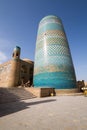 Kaltaminor is a memorial minaret in Khiva, Uzbekista