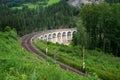 View of a viaduct of the Semmering Railway