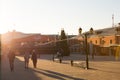 Kaluga, Russia-December 7, 2020. Preparing for the holiday. The city is the new year`s capital of Russia. Christmas tree,