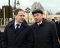 Minister of Culture of the Russian Federation Vladimir Medinsky and Kaluga Region Governor Anatoly Artamonov at the opening of the