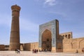 Kalyan minaret and Kalyan Mosque in Bukhara city, Uzbekistan Royalty Free Stock Photo