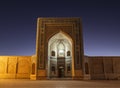 Kalyan mosque in Bukhara at night, Royalty Free Stock Photo