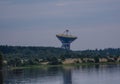 Kalyazin Radio Astronomy Observatory. huge radio antenna.