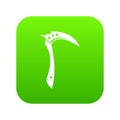 Kama weapon icon digital green