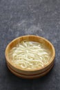 Kamaage udon, japanese udon noodles dish Royalty Free Stock Photo