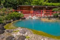 Kamado Jigokuor cooking pot hell in Beppu, Oita, Japan. Royalty Free Stock Photo