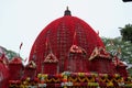 Kamakhya Devi temple in Assam India covered in flowers