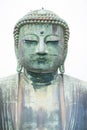 Kamakura Daibutsu is the famous landmark located at the Kotoku-in temple Royalty Free Stock Photo