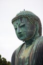 Kamakura Daibutsu is the famous landmark located at the Kotoku-in temple Royalty Free Stock Photo