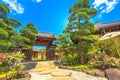 Hase-Dera zen garden entrance Royalty Free Stock Photo