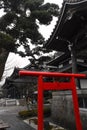 Kamakura Torii gate temple black and shrines Japanese culture