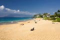 Kamaole II Beach, south shore of Maui, Hawaii Royalty Free Stock Photo