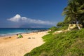 Kamaole III Beach, south shore of Maui, Hawaii Royalty Free Stock Photo