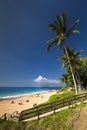 Kamaole III Beach, south shore of Maui, Hawaii Royalty Free Stock Photo