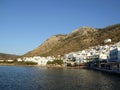 Kamares bay with offshore taverns