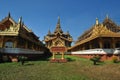 Kambawzathardi Golden Palace, palace of king bayint naung, Bago, myanmar.