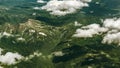 Kamchatka. green landscape near the Bay of Avacha. aerial photography