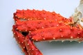 Kamchatka King crab. Close-up. Crab legs Royalty Free Stock Photo