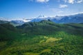 Kamchatka Territory, Russia. The edge of the earth. The land of wild and green nature and volcanoes Royalty Free Stock Photo