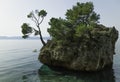 Kamen Brela - Tiny famous island in Brela, Makarska Riviera, Dalmatia, Croatia
