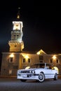 Kamenetz-Podolskiy, Ukraine - April 13, 2012. BMW 325 E 30, whit