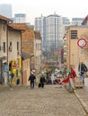 Kamenicka Street Belgrade Winter