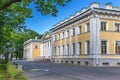 The Kamennoostrovsky Palace is a former imperial country residence on Kamenny Island in St. Petersburg