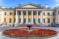 The Kamennoostrovsky Palace on Kamenny Island in St. Petersburg Royalty Free Stock Photo