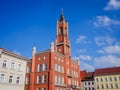Kamenz town hall in spring Royalty Free Stock Photo