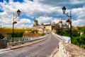 Kamianets Podilskyi castle old medieval fortress Ukraine Royalty Free Stock Photo