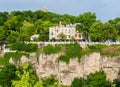 Kamianets-Podilskyi. The Smotrych River Canyon Royalty Free Stock Photo