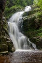 Kamienczyk waterfall in the Karkonosze National Park in Sudety mountains in Poland Royalty Free Stock Photo
